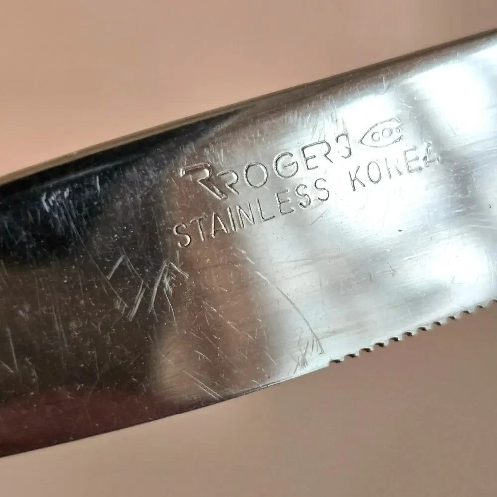 Rogers Stainless Butter/Dinner Knives La Spana Set Of 3 Mid Century Modern